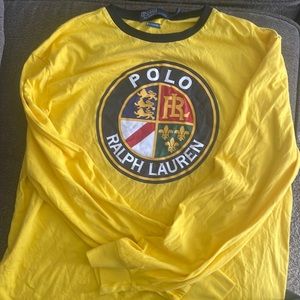 Size M polo tee long sleeve